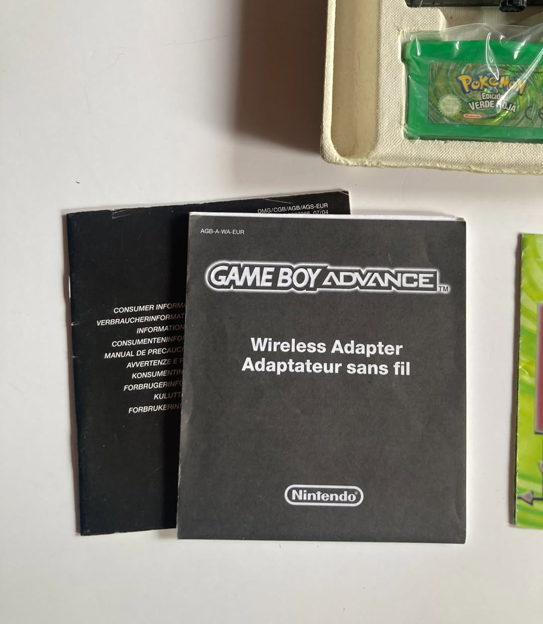 Pokemon Verde Hoja con caja