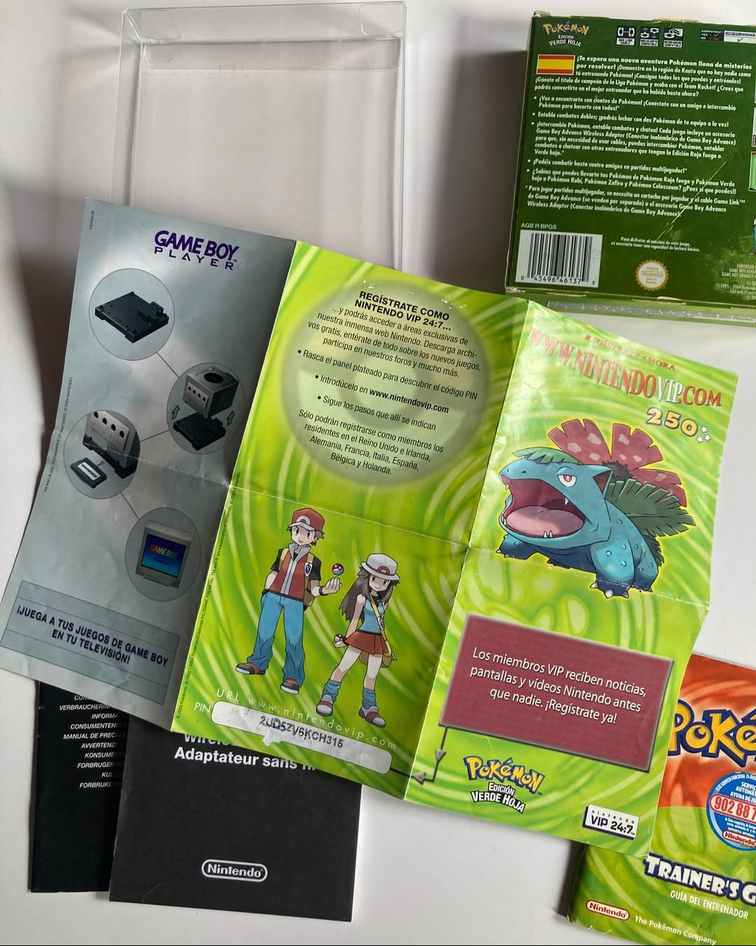 Pokemon Verde Hoja con caja