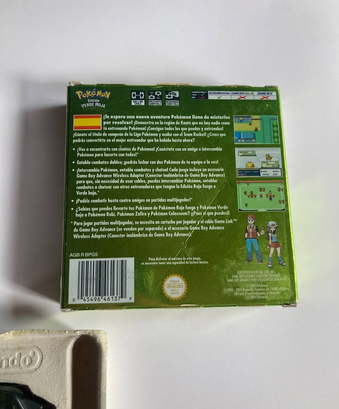 Pokemon Verde Hoja con caja