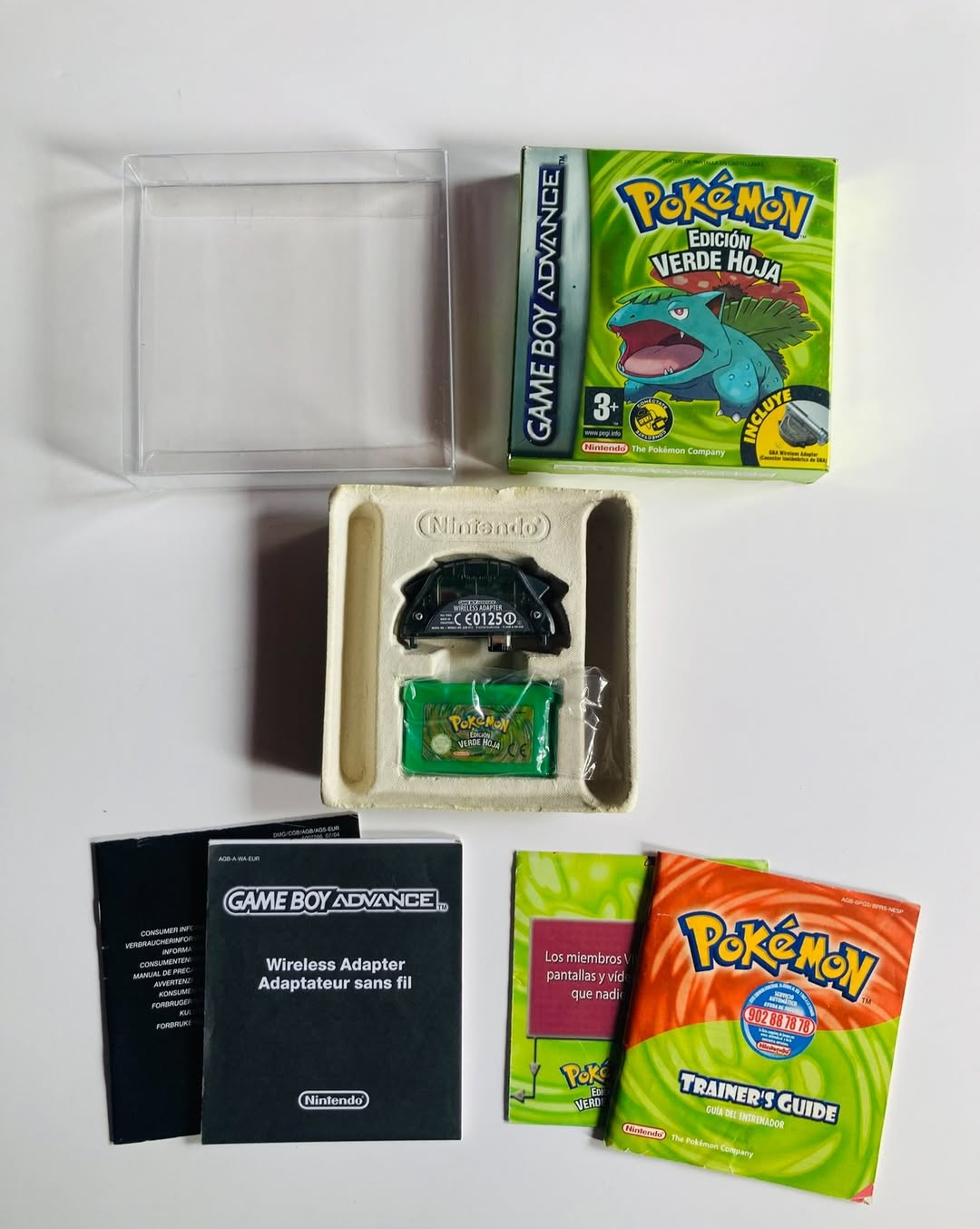 Pokemon Verde Hoja con caja